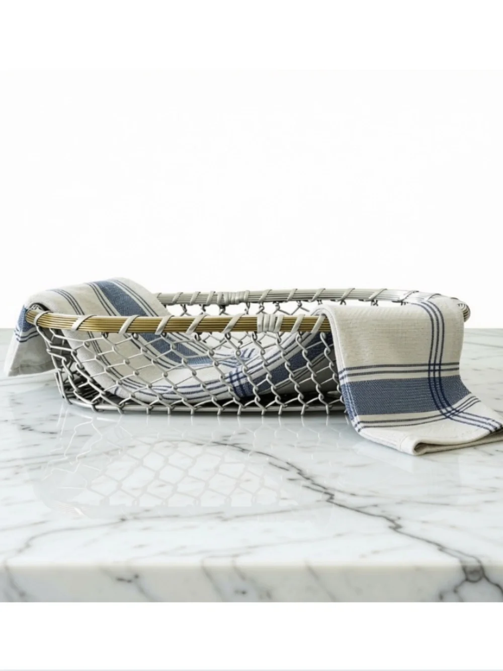 Woven Aluminum Bread Basket